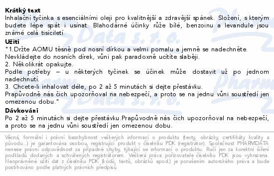 Inhalační tyčinka s esenciálními oleji pro kvalitnější a zdravější spánek. Složení, s kterým budete lépe spát i usínat. Blahodárné účinky růže bílé, benzoinu a levandule jsou známé celá tisíciletí.
