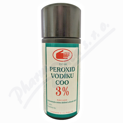 Peroxid vodíku COO 3% drm.sol.100ml  3% DRM SOL 100ML