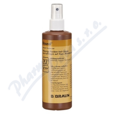 Braunol drm.sol.1x250ml  75MG/G DRM SOL 1X250ML