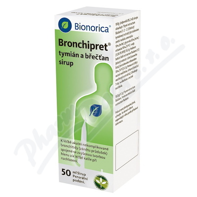 BIONORICA Bronchipret Tymián a Břečťan sirup por.sir.1x50ml SIR 1X50ML