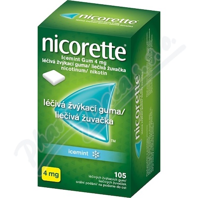 MCNEIL AB Nicorette Icemint Gum 4mg gum.mnd.105 4MG GUM MND 105