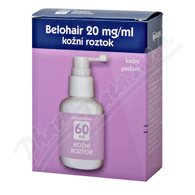 Belohair 20mg/ml drm.sol.1x60ml  20MG/ML DRM SOL 1X60ML