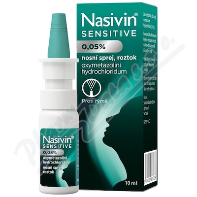 Nasivin Sensitive 0.5mg/ml nas.spr.sol. 10ml  0,5MG/ML NAS SPR SOL 10ML