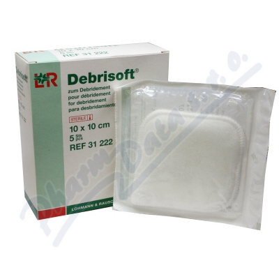Krytí Debrisoft PAD k čišt.rány ster.10x10cm 5ks  10 CM X 10 CM, 5 KS