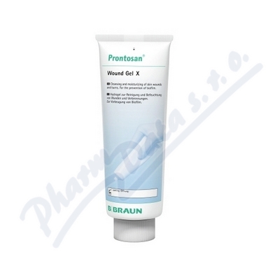 B. Braun Prontosan Wound gel X Tube 250g 400508  HYDROGEL NA AKTIVNÍ ODSTRANĚNÍ BIOFILMU, 250G