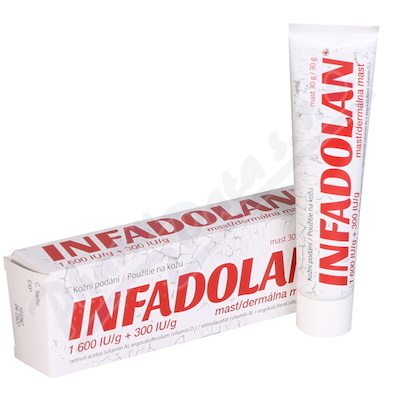 Infadolan 1600IU/g+300IU/g ung.30g II  1600IU/G+300IU/G UNG 30G II