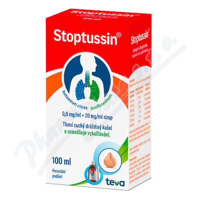 Stoptussin 0.8mg/ml+20mg/ml sir.1x100ml II  0,8MG/ML+20MG/ML SIR 1X100ML II