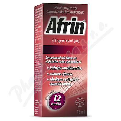 Afrin 0.5mg/ml nas.spr.sol.1x15ml/7.5mg  0,5MG/ML NAS SPR SOL 15ML