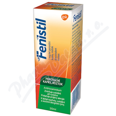 Fenistil 1mg/ml por.gtt.sol.1x20ml  1MG/ML POR GTT SOL 1X20ML