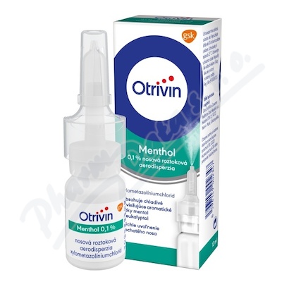 Otrivin Menthol 1mg/ml nas.spr.sol.1x10ml  1MG/ML NAS SPR SOL 1X10ML I