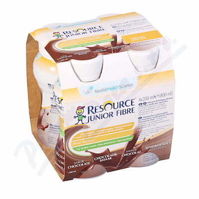 Resource Junior Fibre Kakao por.sol.4x200ml  POR SOL 4X200ML