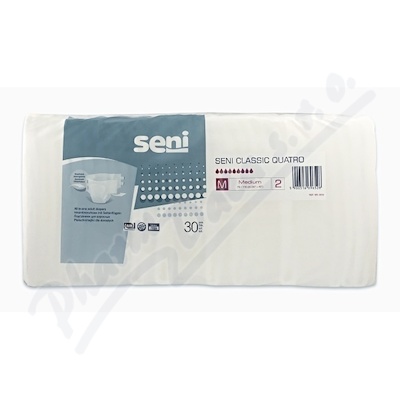 Seni Classic Quatro Medium ink.plen.kalh.30ks  KALHOTKY ABSORPČNÍ PRODYŠNÉ NOČNÍ, BOKY 75-110CM,3300ML,30KS