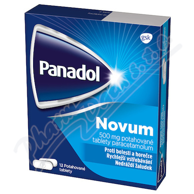 Panadol Novum 500mg tbl.flm.12 III  500MG TBL FLM 12 III