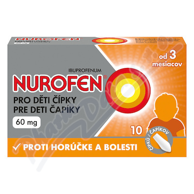 Nurofen pro děti 60mg rct.sup.10  60MG SUP 10