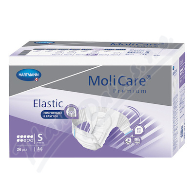 MOLICARE ELASTIC 8 kapek S 26ks  BOKY 70-90CM,2356ML,26KS