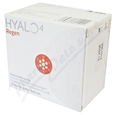 Hyalo4 Regen steril.polštářky 5x5cm 5ks  5 STERILNÍCH POLŠTÁŘKŮ 5X5 CM