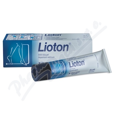 Lioton 1000IU/g gel 50g  1000IU/G GEL 50G