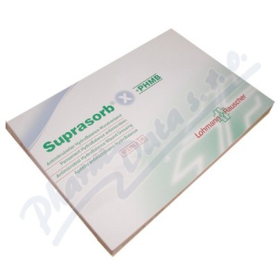 Krytí Suprasorb X+PHMB antimikrob.steril.9x9cm 5ks  9X9CM,S POLYHEXANIDEM,PRO INFIKOVANÉ RÁNY,5KS