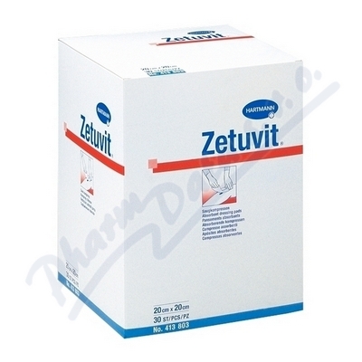 Kompres Zetuvit nester.10x20cm 30ks  NESTERILNÍ, 10X20CM,30KS