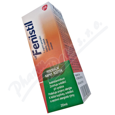 Fenistil 1mg/ml por.gtt.sol.1x20ml  1MG/ML POR GTT SOL 1X20ML