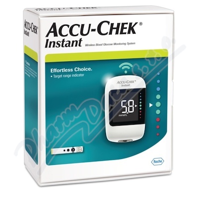 Accu-Chek Instant Kit II  SADA-PŘÍSTROJ,10 PROUŽKŮ, LANCETOVÉ PERO, LANCETY, NAPOJENÍ NA MOBILNÍ APLIKACI