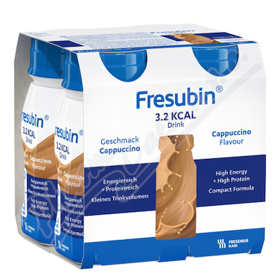 Fresubin 3.2kcal Drink cappuccino por.sol.4x125ml  POR SOL 4X125ML