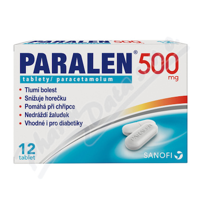 Paralen 500mg tbl.nob.12  500MG TBL NOB 12