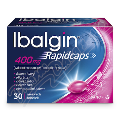 Ibalgin Rapidcaps 400mg cps.mol.30  400MG CPS MOL 30