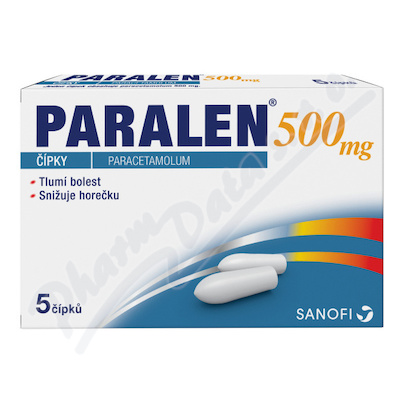 Paralen 500mg sup.5  500MG SUP 5