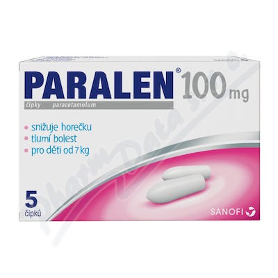 Paralen 100mg sup.5  100MG SUP 5