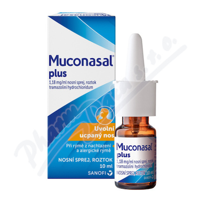 Muconasal Plus 1.18mg/ml nas.spr.sol.1x10ml  1,18MG/ML NAS SPR SOL 1X10ML