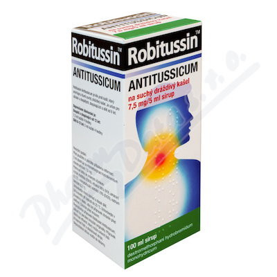 Robitussin antitussicum 7.5mg/5ml sir.100ml  7,5MG/5ML SIR 1X100ML