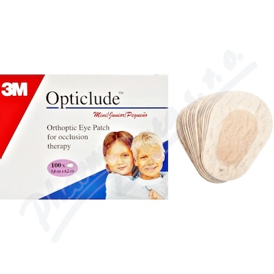 3M Opticlude Oční okluzor Junior 50x60.5mm 100ks  OKLUZOR 3M OPTICLUDE JUNIOR MINI 1537/100 (100 KS V BALENÍ)