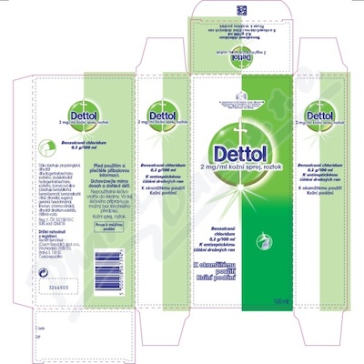 DETTOL 2mg/ml drm.spr.sol.1x100ml  2MG/ML DRM SPR SOL 1X100ML