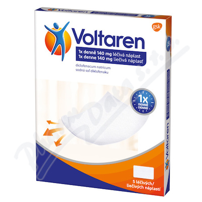 Voltaren 1x denně 140mg emp.med.5  140MG EMP MED 5