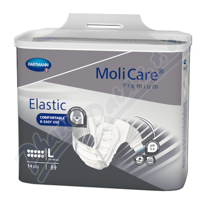 MOLICARE ELASTIC 10kap L 14ks (MoliCare Elastic L)  BOKY 115-145CM,4279ML,14KS