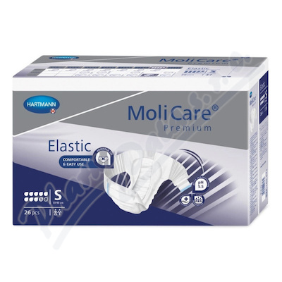 MOLICARE ELASTIC 9kap S 26ks (MoliCare Elastic S)  BOKY 70-90CM,2546ML,26KS