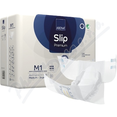 Inkont.kalh.Abena Slip Premium M1. 26ks  KALHOTKY ABSORPČNÍ, PRODYŠNÉ, BOKY 70-110CM, 2000ML, 26KS