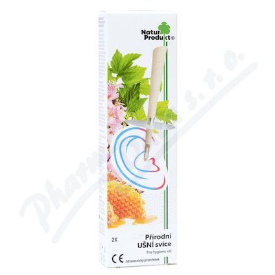 Naturprodukt Přírodní ušní svíce 2ks