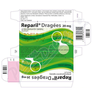 Reparil-Dragées 20mg tbl.ent.40  20MG TBL ENT 40
