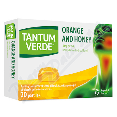 Tantum Verde Orange and Honey 3mg pas.20  3MG PAS 20