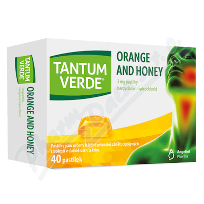 Tantum Verde Orange and Honey 3mg pas.40  3MG PAS 40
