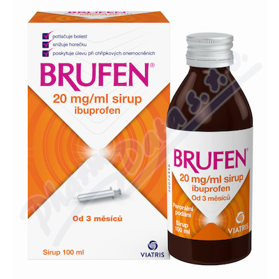 Brufen 20mg/ml sir.1x100ml II  20MG/ML SIR 1X100ML II