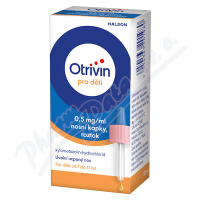 Otrivin pro děti 0.5mg/ml nas.gtt.sol.1x10ml  0,5MG/ML NAS GTT SOL 1X10ML