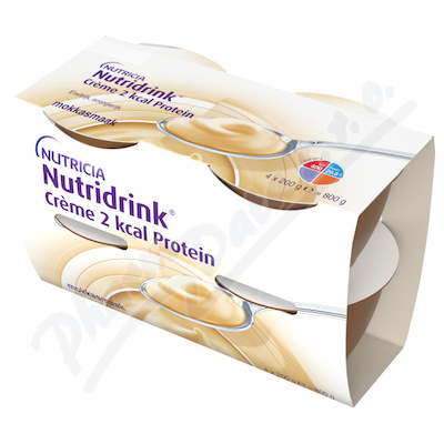 Nutridrink Creme 2 kcal Protein s př.kávy 4x200g  POR SOL 4X200G