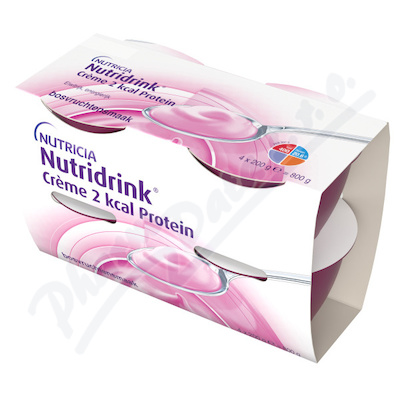 Nutridrink Creme 2 kcal Protein s př.les.ov.4x200g  POR SOL 4X200G