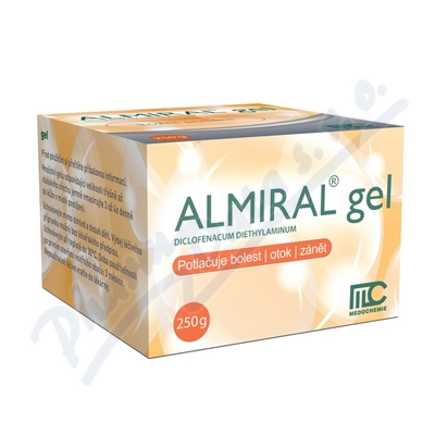Almiral gel 1x250g  10MG/G GEL 250G
