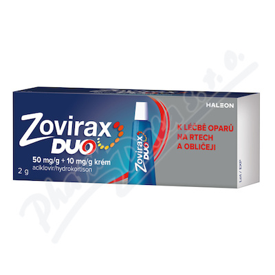 Zovirax Duo 50mg/g+10mg/g crm 1x2g II  50MG/G+10MG/G CRM 1X2G II