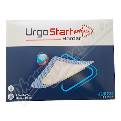 UrgoStart plus Border krytí lipidokol.15x20cm 10ks  15CMX20CM,10KS