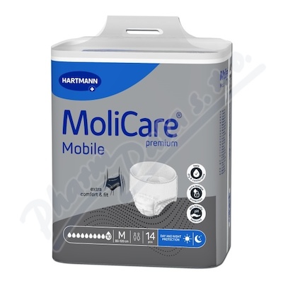 Inko. kalh. natahovací MoliCare Mobile 10k M 14ks  BOKY 80-120CM,2574ML,14KS